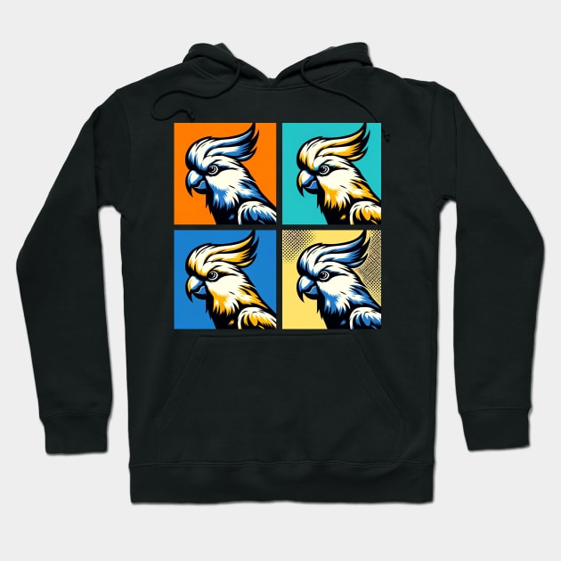 Pop Cockatoo Art - Cool Birds Hoodie by PawPopArt